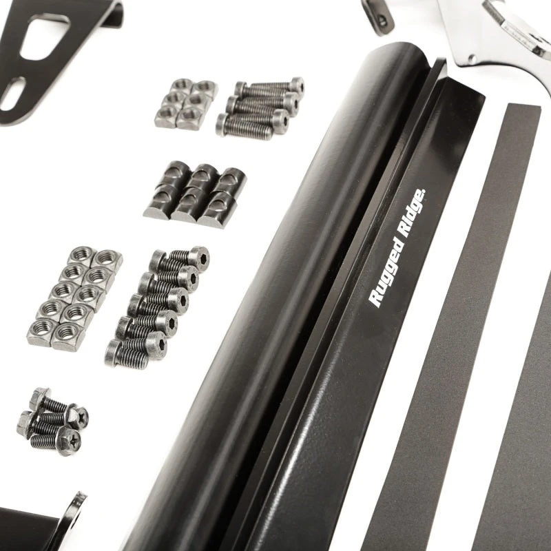 Rugged Ridge Jeep Wrangler JK Elite Fast Track Windshield Light Bar Mount W/ Crossbar 12 Rugged Ridge Jeep Wrangler JK Elite Fast Track Windshield Light Bar Mount W/ Crossbar - Image 10