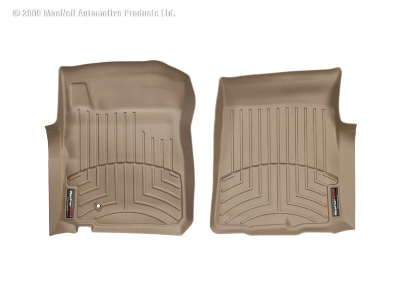 WeatherTech Ford F150 Super Cab Front FloorLiner - Tan 3 WeatherTech Ford F150 Super Cab Front FloorLiner - Tan