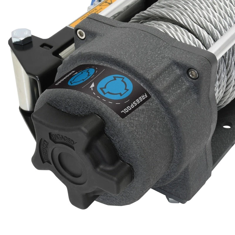 Superwinch 4500 LBS 12V DC 15/64in X 50ft Steel Rope Terra 4500 Winch - Gray Wrinkle 5 Superwinch 4500 LBS 12V DC 15/64in X 50ft Steel Rope Terra 4500 Winch - Gray Wrinkle - Image 3