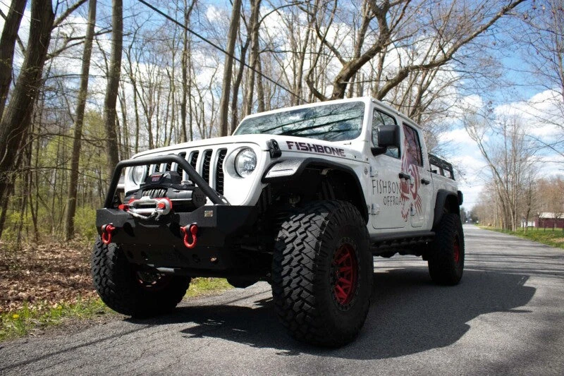 Fishbone Offroad 2018+ Jeep Wrangler JL/JLU/2020+ Gladiator JT Alum Front Fender Flares - Black 4 Fishbone Offroad 2018+ Jeep Wrangler JL/JLU/2020+ Gladiator JT Alum Front Fender Flares - Black - Image 2