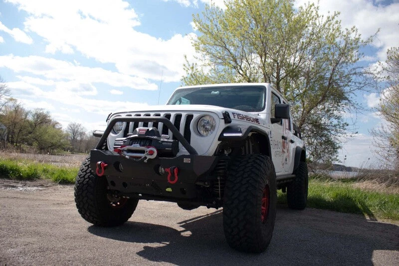 Fishbone Offroad 2018+ Jeep Wrangler JL/JLU/2020+ Gladiator JT Alum Front Fender Flares - Black 5 Fishbone Offroad 2018+ Jeep Wrangler JL/JLU/2020+ Gladiator JT Alum Front Fender Flares - Black - Image 3