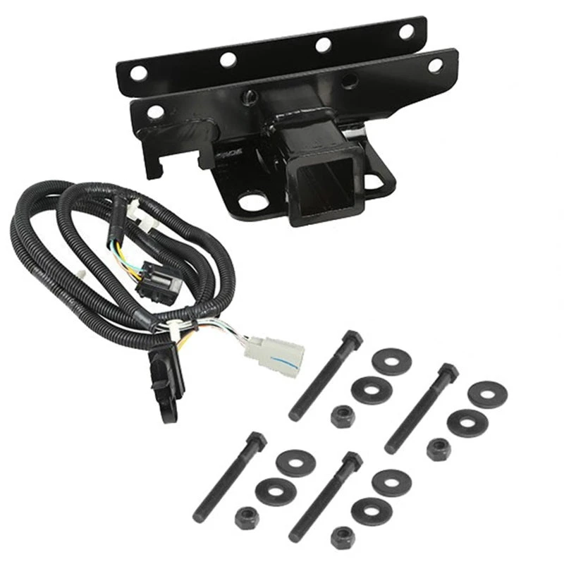 Rugged Ridge Receiver Hitch Kit W/ Wiring Harness Jeep Wrangler JK 3 Rugged Ridge Receiver Hitch Kit W/ Wiring Harness Jeep Wrangler JK