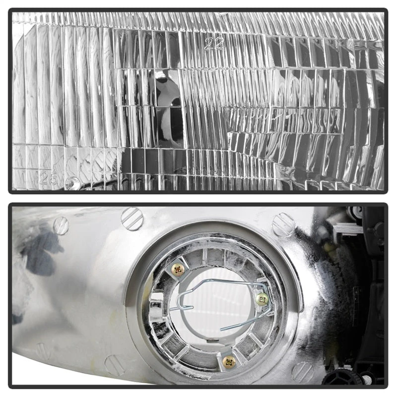 Spyder XTune 97-99 Toyota Camry 4pc OEM Style Headlights W/Corner Lights - Chrome (HD-JH-TCAM97-SET-C) 5 Spyder XTune 97-99 Toyota Camry 4pc OEM Style Headlights W/Corner Lights - Chrome (HD-JH-TCAM97-SET-C) - Image 3