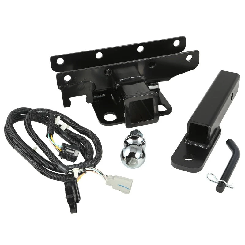 Rugged Ridge Hitch Kit With Ball 2 Inch 07-18 Jeep Wrangler JK 3 Rugged Ridge Hitch Kit With Ball 2 Inch 07-18 Jeep Wrangler JK