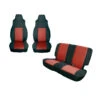 Rugged Ridge Seat Cover Kit Black/Red Jeep Wrangler TJ -Esptruck Shop 0b4ed74148a9fa0ef2b96a4f1162285e