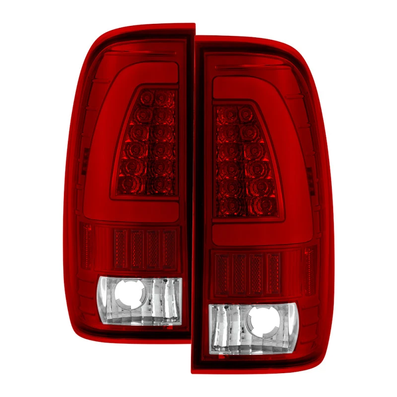 Spyder XTune Ford F150 Styleside 97-03 Light Bar LED Tail Lights - Red Clear ALT-ON-FF15097-LBLED-RC 3 Spyder XTune Ford F150 Styleside 97-03 Light Bar LED Tail Lights - Red Clear ALT-ON-FF15097-LBLED-RC
