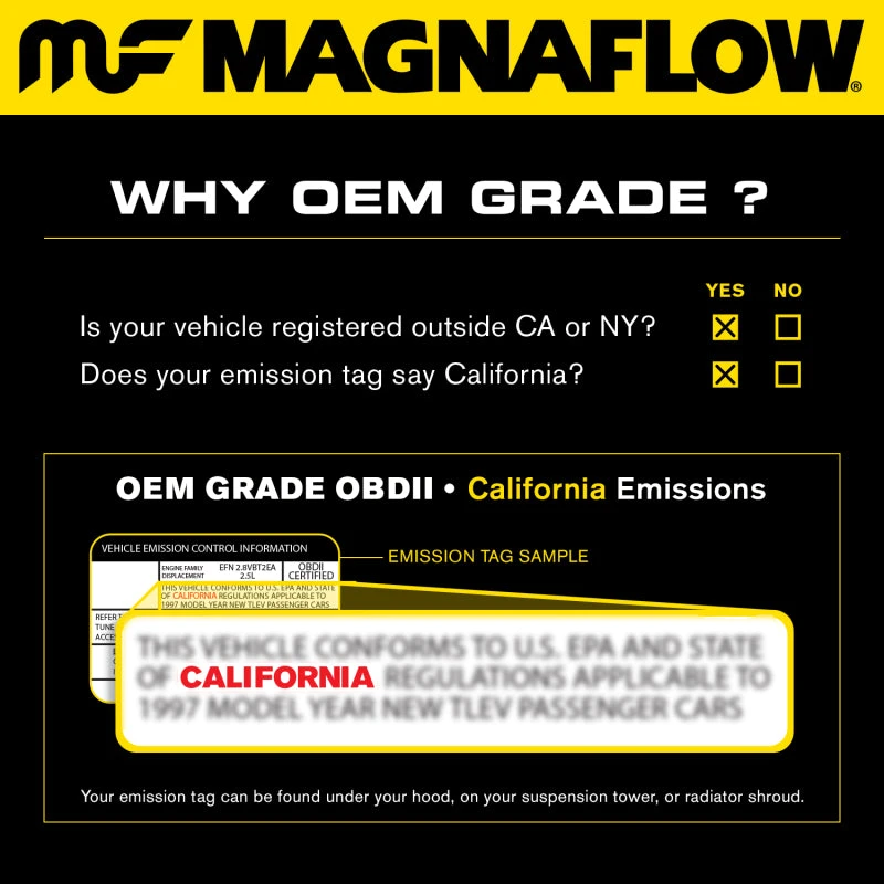 MagnaFlow Converter Direct Fit 00-04 Porsche Boxster 2.7L/3.2L - Left 7 MagnaFlow Converter Direct Fit 00-04 Porsche Boxster 2.7L/3.2L - Left - Image 5