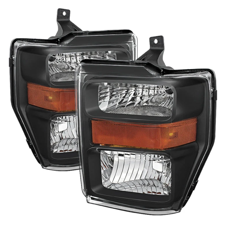 Spyder Xtune Ford F250/350/450 Super Duty 08-10 OEM Headlights Black HD-JH-FS08-AM-BK 3 Spyder Xtune Ford F250/350/450 Super Duty 08-10 OEM Headlights Black HD-JH-FS08-AM-BK