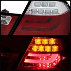 Spyder BMW E46 00-03 2Dr Coupe Light Bar LED Tail Lights Red Clear ALT-YD-BE4600-LBLED-RC -Esptruck Shop 0fc71b75f1560ecec3f94cd01b737389