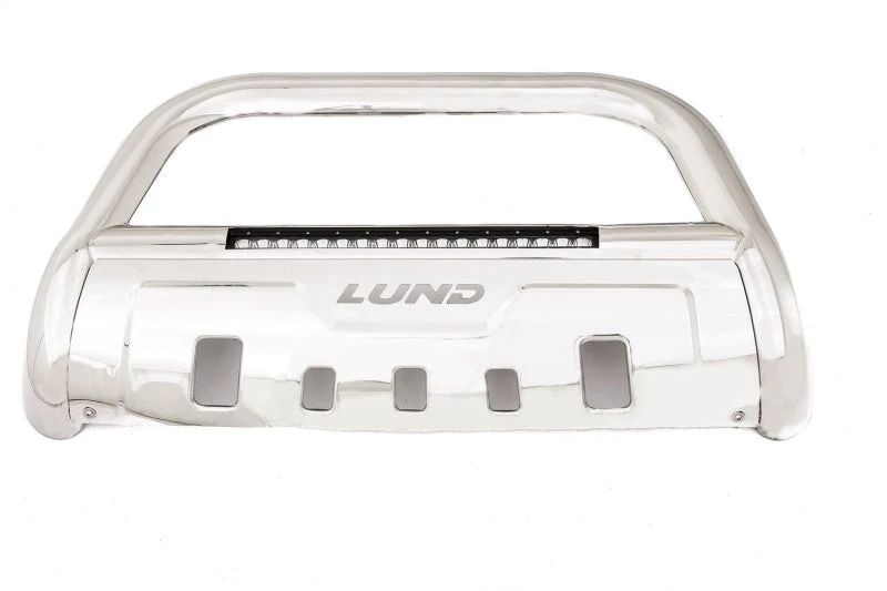 Lund Ford F-250 Super Duty Bull Bar W/Light & Wiring - Polished 3 Lund Ford F-250 Super Duty Bull Bar W/Light & Wiring - Polished
