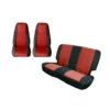 Rugged Ridge Seat Cover Kit Black/Red Jeep CJ/YJ -Esptruck Shop 11f84211429d0225143af2fda80ce7e1