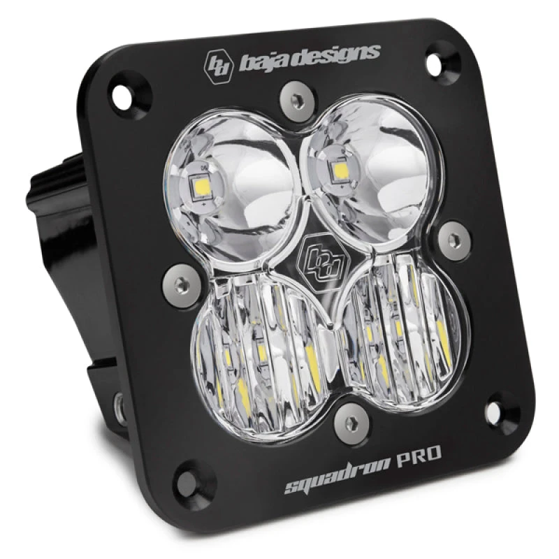 Baja Designs Squadron Pro Driving/Combo Pattern Flush Mount Black LED Light Pod - Clear 3 Baja Designs Squadron Pro Driving/Combo Pattern Flush Mount Black LED Light Pod - Clear