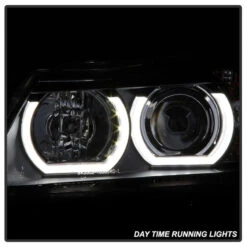Spyder BMW E90 3-Series 06-08 4DR Headlights - Halogen Model Only - Black PRO-YD-BMWE9005V2-AM-BK -Esptruck Shop 148180529d1c72e60cad141d3b9aeb8d