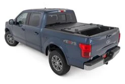 Hard Low Profile Bed Cover - 5'7 In. Bed - Ford F-150 (15-20) Raptor (17-20) -Esptruck Shop 15 20 f150 hard low pro cover71