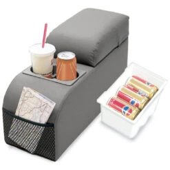 Rugged Ridge Standard Locking Console Gray Jeep CJ Jeep Wrangler