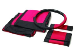 Rampage Jeep Wrangler(YJ) Comfort Combo Seat Covers - Black/Red