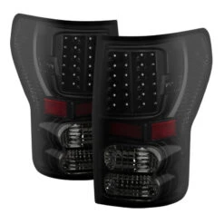 Spyder Xtune Toyota Tundra 07-13 LED Tail Lights Black Smoke ALT-JH-TTU07-LED-BKSM