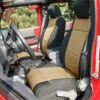 Rugged Ridge Seat Cover Kit Black/Tan Jeep Wrangler JK 2dr -Esptruck Shop 1b9354c991762dbf0c447cf81b4d597c