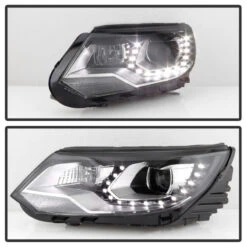 Spyder VW Tiguan 12-17 LED/DRL Projector Headlights Chrome PRO-JH-VWT12-LED-C -Esptruck Shop 1cd5ce335d5c88cd0124a026ce2df860