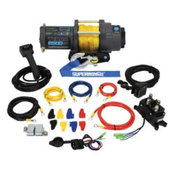 Superwinch 2500 LBS 12V DC 3/16in X 40ft Synthetic Rope Terra 2500SR Winch - Gray Wrinkle 14 Superwinch 2500 LBS 12V DC 3/16in X 40ft Synthetic Rope Terra 2500SR Winch - Gray Wrinkle -Esptruck Shop 1d36231a7e734df28b76bff528e148b5