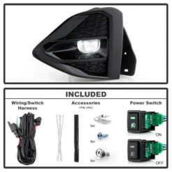 Spyder Nissan Maxima 09-21 OEM Full LED Fog Lights W/Switch Clear FL-NM2019-LED-C -Esptruck Shop 1e9308165d416e35f062049db1655f46