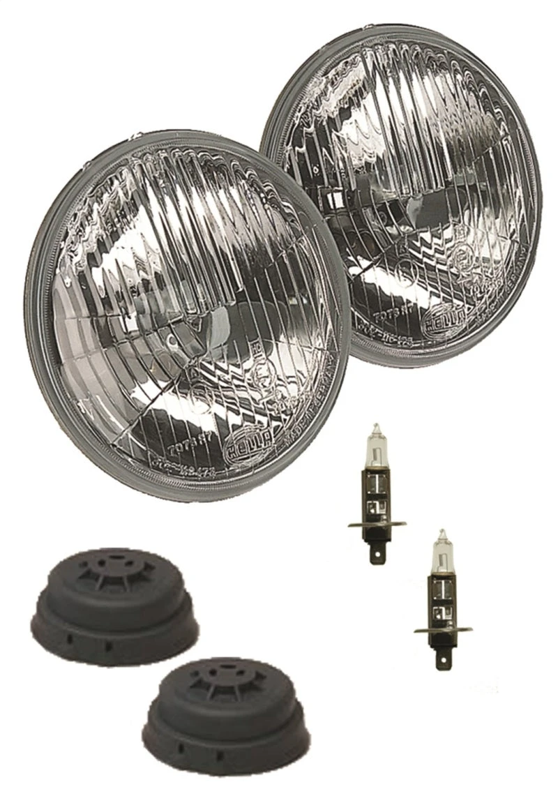 Hella 135mm H1 12V 55W High Beam Head Lamp Twin Kit 4 Hella 135mm H1 12V 55W High Beam Head Lamp Twin Kit - Image 2