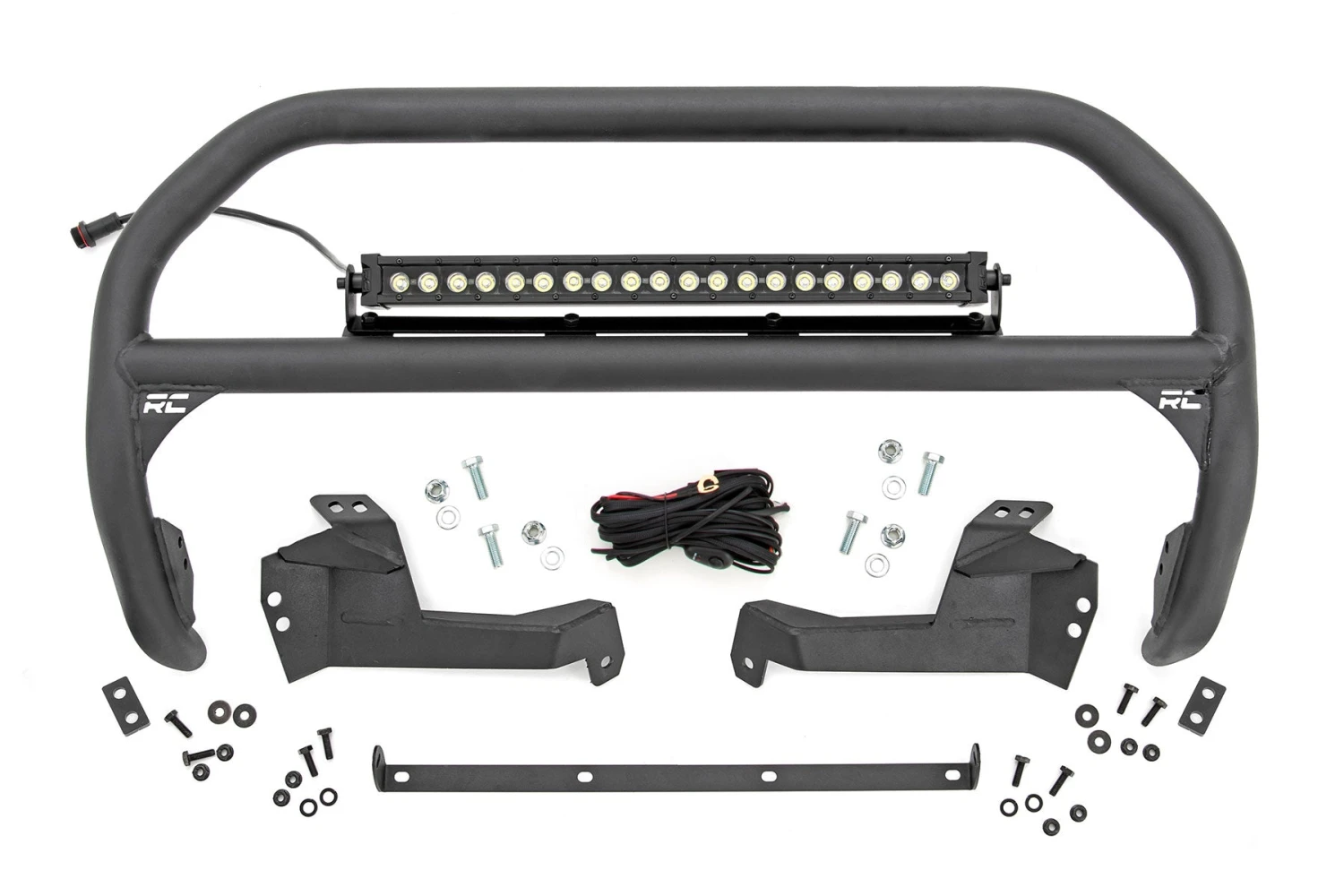 Nudge Bar - 20 Inch BLK DRL Single Row LED - Ford Bronco Sport (21-23) 3 Nudge Bar - 20 Inch BLK DRL Single Row LED - Ford Bronco Sport (21-23)