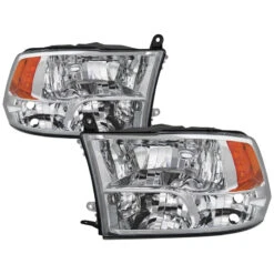 Spyder XTune Dodge Ram 1500 09-17 (Non-LED) OEM Style Headlights - OEM Chrome HD-JH-DR09-QU-C