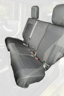 Rugged Ridge E-Ballistic Seat Cover Rear Black JK 4Dr
