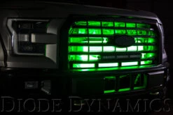 Diode Dynamics RGBW Grille Strip Kit 2pc Multicolor -Esptruck Shop 272569dc80a1ec75c633644e93129507