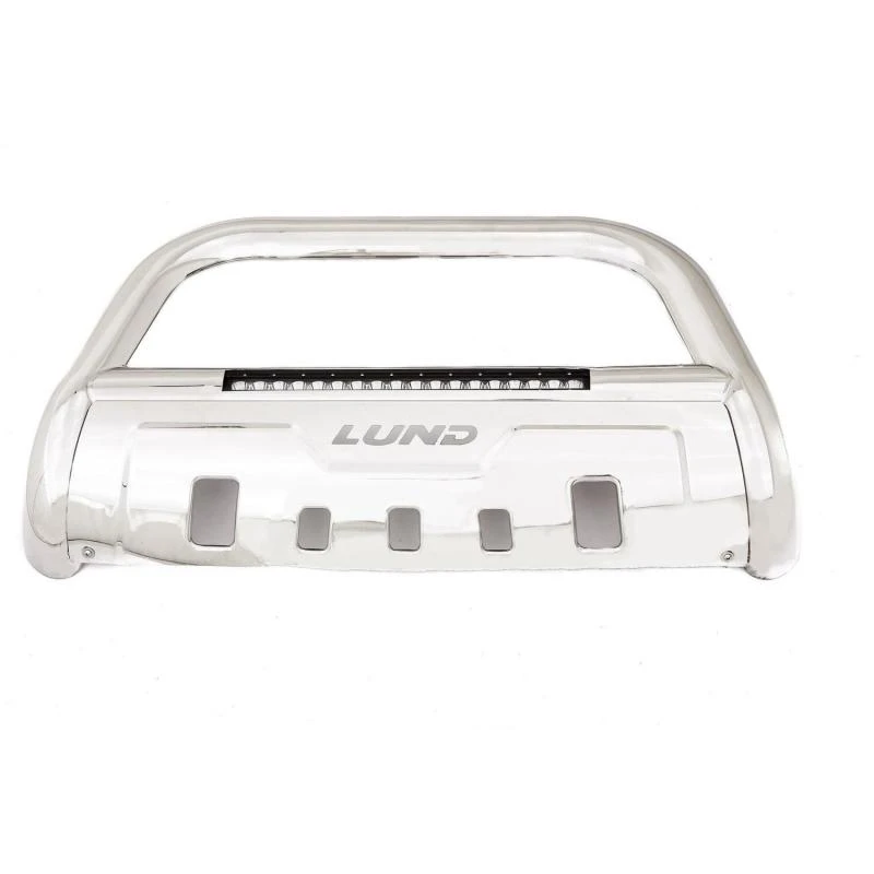 Lund Ford F-150 (Excl. Heritage) Bull Bar W/Light & Wiring - Polished 4 Lund Ford F-150 (Excl. Heritage) Bull Bar W/Light & Wiring - Polished - Image 2