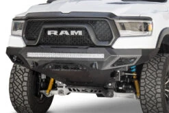 Addictive Desert Designs 2019 Ram Rebel 1500 Stealth Fighter Fr Bumper W/Parking Sensor Cutouts