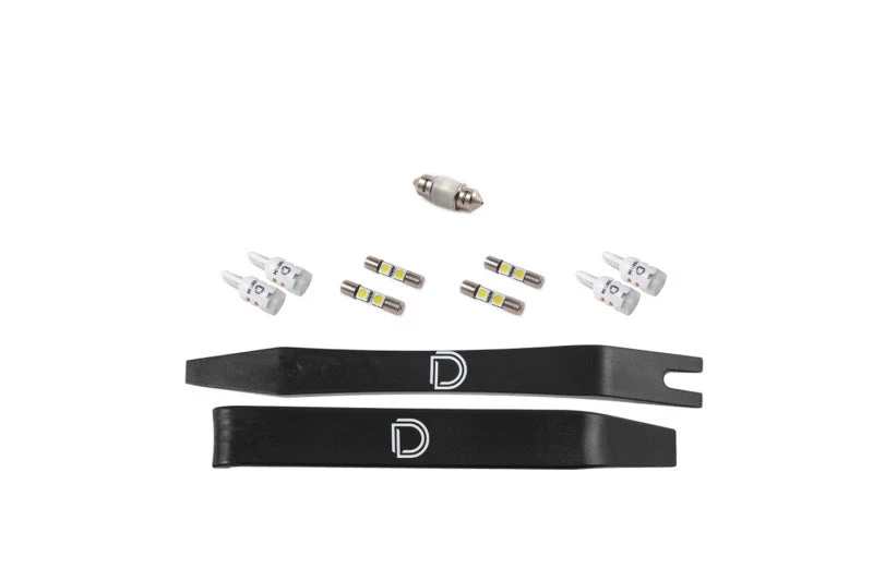 Diode Dynamics 16-23 Toyota Tacoma Interior LED Kit Cool White Stage 2 3 Diode Dynamics 16-23 Toyota Tacoma Interior LED Kit Cool White Stage 2