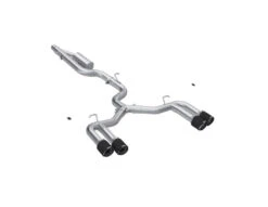 MBRP 22-24 Audi S3 2.0L Armor Pro T304 SS 3in Cat-Back Quad Split Rear Exhaust W/ Carbon Fiber Tips