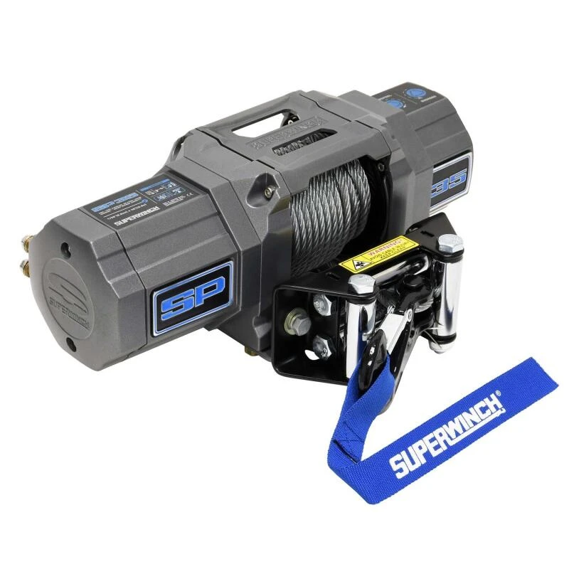 Superwinch 3500 LBS 12V DC 7/32in X 40ft Steel Rope Roller Fairlead SP 35 Winch 11 Superwinch 3500 LBS 12V DC 7/32in X 40ft Steel Rope Roller Fairlead SP 35 Winch - Image 9
