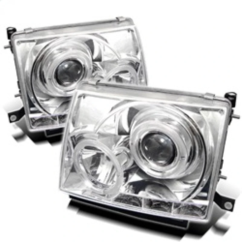 Spyder Toyota Tacoma 97-00 Projector Headlights LED Halo LED Chrome High H1 Low H1 PRO-YD-TT97-HL-C 3 Spyder Toyota Tacoma 97-00 Projector Headlights LED Halo LED Chrome High H1 Low H1 PRO-YD-TT97-HL-C