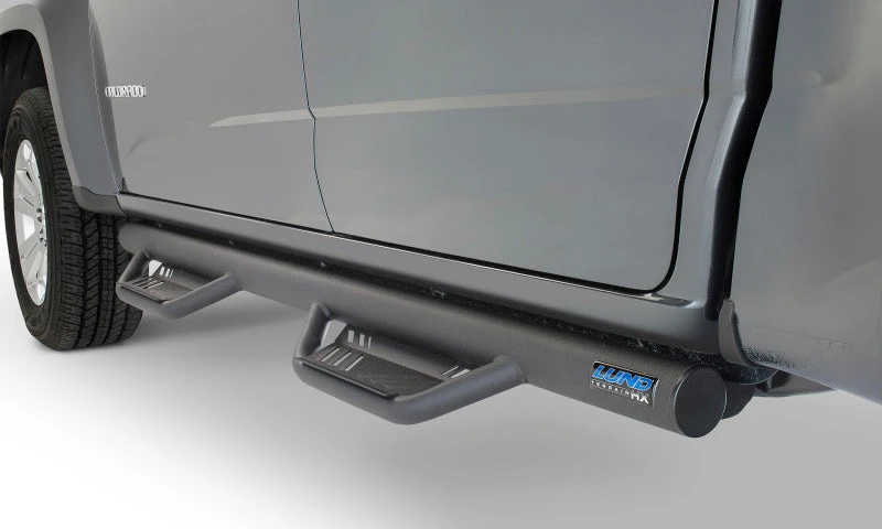 Lund Chevy Colorado Crew Cab Terrain HX Step Nerf Bars - Black 3 Lund Chevy Colorado Crew Cab Terrain HX Step Nerf Bars - Black