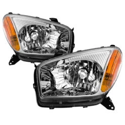 Spyder XTune Toyota RAV4 2001-2003 OEM Style Headlights - Chrome HD-JH-TRAV4-AM-C