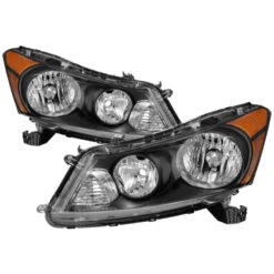 Spyder XTune Honda Accord 08-12 Sedan Only OEM Style Headlight - OEM Black HD-JH-HA08-4D-BK