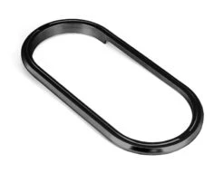 Rugged Ridge Billet Alum Shifter Bezel Black Auto Jeep Wrangler