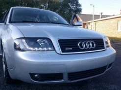 Spyder Audi A6 02-04 Projector Headlights Halogen Model Only - DRL Black PRO-YD-ADA601-DRL-BK -Esptruck Shop 3bb4eb9d09cfc8a4d6f3b01fe239e186