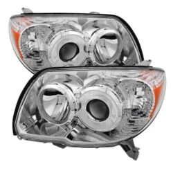 Spyder Xtune Toyota 4Runner 06-09 Crystal Headlights Chrome HD-JH-T4R06-AM-C