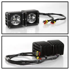 Spyder Dodge Ram 2013-2018 1500 Only Full LED Fog Lights W/Bracket And Universial Switch- Clear -Esptruck Shop 3d3a706ddfb8fded2b2278218f7b0f5d