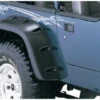 Bushwacker 87-95 Jeep Wrangler Cutout Style Flares 2pc Cutting Optional Not Renegade - Black -Esptruck Shop 3d3fdadfd648c256126d779d21a0a528