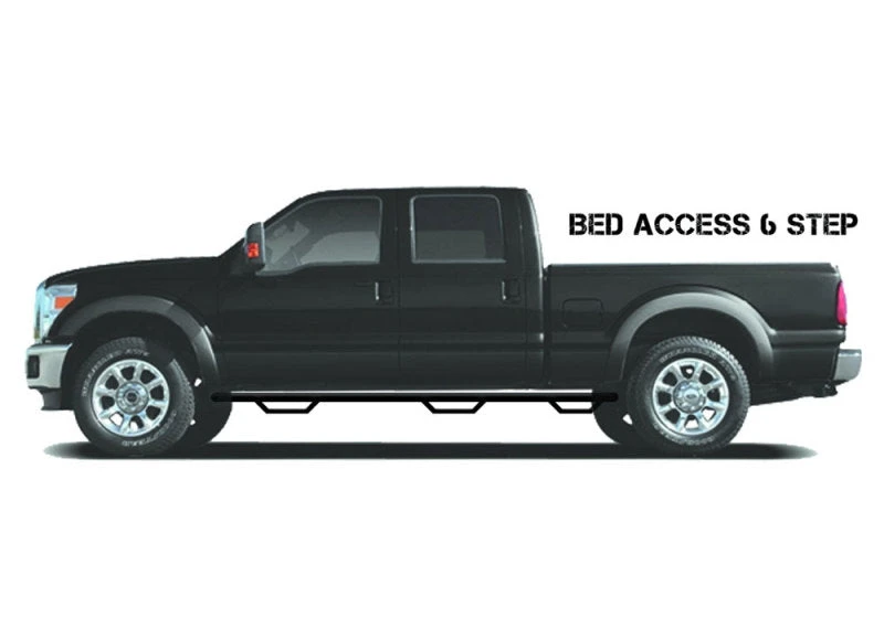 N-Fab Nerf Step 2017 Ford F-250/350 Crew Cab 8ft Bed - Gloss Black - Bed Access - DRW - 3in 3 N-Fab Nerf Step 2017 Ford F-250/350 Crew Cab 8ft Bed - Gloss Black - Bed Access - DRW - 3in
