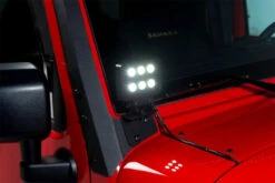 Putco 07-18 Jeep Wrangler JK - Qty 2 Luminix 4in Blocks W/ Window Brackets Luminix Jeep LED Kits -Esptruck Shop 3f2f0e9d0379e1b7e70a77cf654533ce