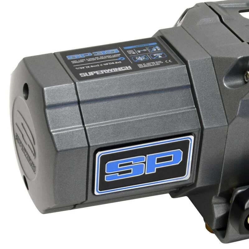 Superwinch 3500 LBS 12V DC 7/32in X 40ft Steel Rope Roller Fairlead SP 35 Winch 5 Superwinch 3500 LBS 12V DC 7/32in X 40ft Steel Rope Roller Fairlead SP 35 Winch - Image 3