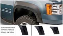 Bushwacker 07-13 GMC Sierra 1500 Fleetside Extend-A-Fender Style Flares 4pc 69.3in Bed - Black -Esptruck Shop 4261e2af9f5f1610f60b4d0bb02ea1bc d1edcc2b 4042 4453 9b70 7b5f3a3ff763
