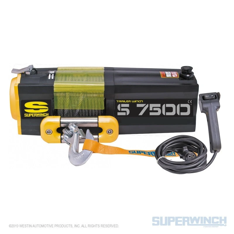 Superwinch 7500 LBS 12V DC 5/16in X 54ft Steel Rope S7500 Winch 3 Superwinch 7500 LBS 12V DC 5/16in X 54ft Steel Rope S7500 Winch