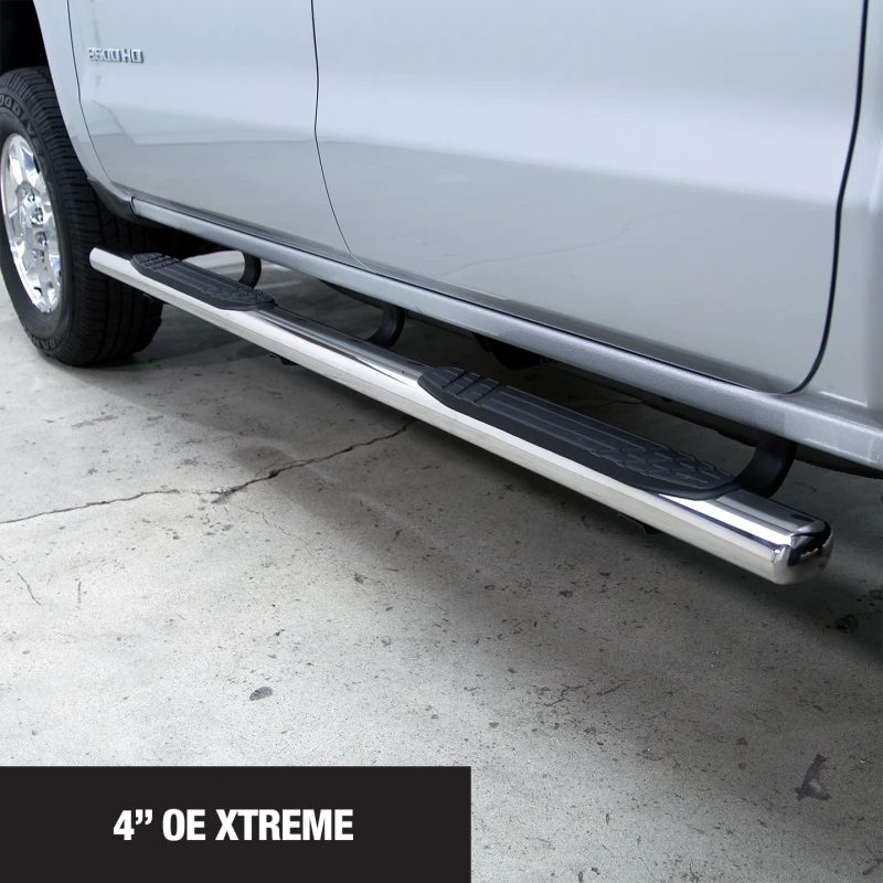 Go Rhino 4in OE Xtreme SideSteps - Stainless Steel - 80in 8 Go Rhino 4in OE Xtreme SideSteps - Stainless Steel - 80in - Image 6
